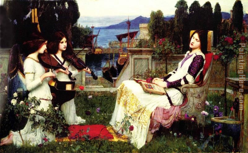 John William Waterhouse waterhouse Saint Cecilia